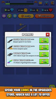 Idle Royale Weapon Merger - Screenshot 4