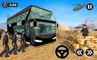 Police Bus Simulator Bus Game - Screenshot 3