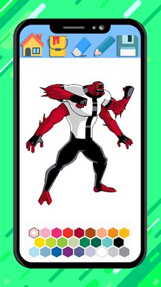 Ben Alien 10 coloring ultimate - Screenshot 4