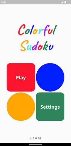 Colorful Sudoku - Screenshot 1