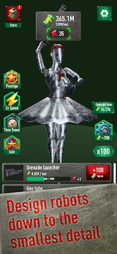 Idle USSR robots — atomic war - Screenshot 4