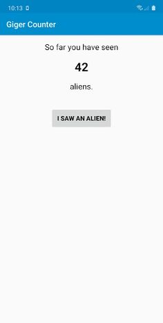 Giger Counter - keep track of - Screenshot 1