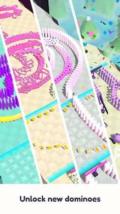 Domino Cliff: Domino Effect 3D - Screenshot 3