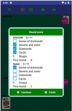 Scopa - Screenshot 2