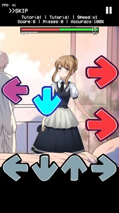 FNF Anime & Doors Secret Mod - Screenshot 4