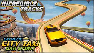 City Taxi Car: Ramp Car Games - Screenshot 1