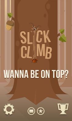 Slick Climb Pro: Bad squirrels - Screenshot 1