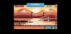 Stickman Javelin Hero - Screenshot 1
