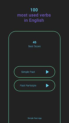 Simple Past App - Screenshot 1