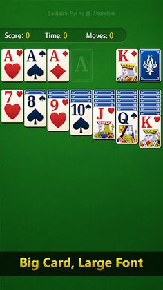 Solitaire Pal: Big Card - Screenshot 1