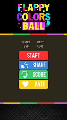 Flappy Colors Ball - Screenshot 1