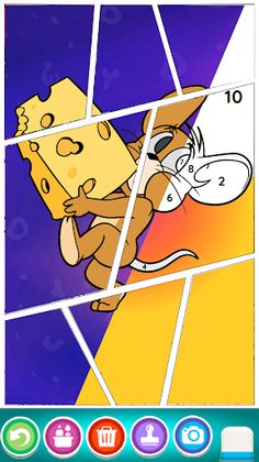 Cartoon Color By Number Games - Screenshot 2