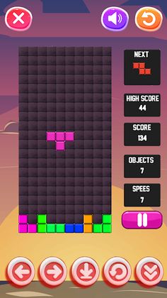 Sunset Blocks Puzzle Game - Screenshot 4