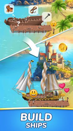 Ship Master: Match 3 Port - Screenshot 3