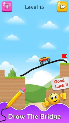 Draw Bridge Puzzle Game - Screenshot 1