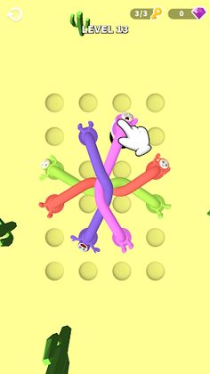 Twisted Puzzle: UnTangle Ropes - Screenshot 2