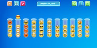 Emoji Sort Puzzle 2023 - Screenshot 1