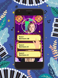 Nissa Sabyan Piano Tiles Game - Screenshot 1