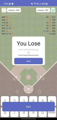 Number BaseBall Online - Screenshot 2