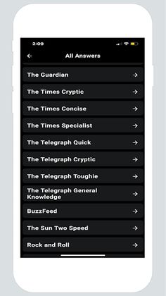 Crossword Answers - Screenshot 3