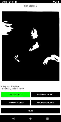 Art Quiz Black & White - Screenshot 4