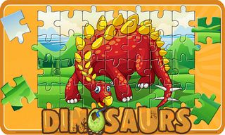 Dinosaur jigsaw Puzz dino game - Screenshot 3