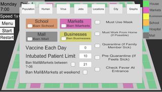 Virus Simulation In City - Screenshot 3