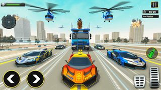 Police Tiger Robot Car Game 3D - Screenshot 3