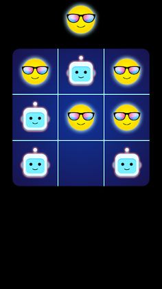 Tic Tac Toe Smiley Glow - Screenshot 4