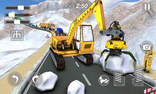 Snow Excavator Crane Simulator - Screenshot 1