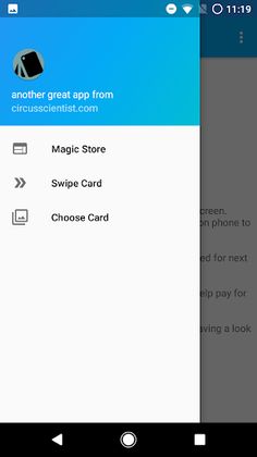 Swipe Card Magic - Screenshot 1