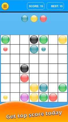 Color Lines - Brain game - Screenshot 3