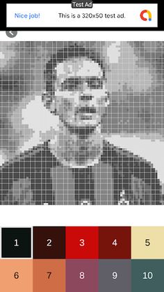 Football Legends - Pixel Art - Screenshot 2