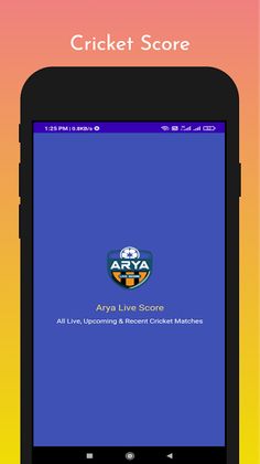 Arya - Live Cricket Score & Fu - Screenshot 1