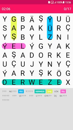 Söz tapmak oýny - Türkmençe - Screenshot 3