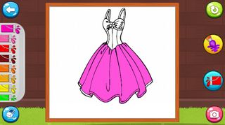 Wedding Dress Coloring Games - Screenshot 2