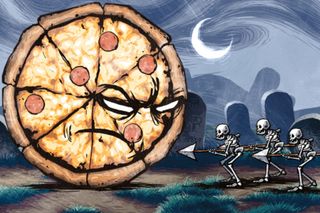 Pizza vs. Skeletons - Screenshot 1