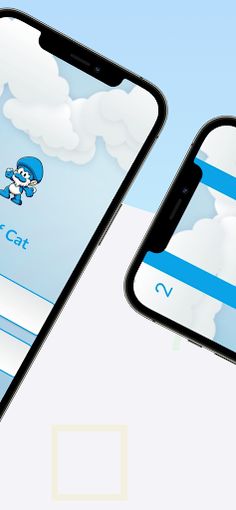 flying smurf cat - Screenshot 2