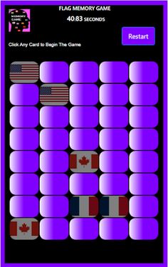 Picture Matching Memory Game - Screenshot 2