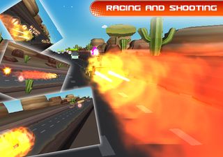 Racing Car Shooter 3D - Screenshot 1