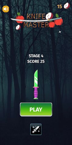 Knife Hit - Fruit Cut Game - Screenshot 1