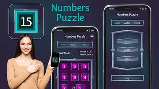 15 Puzzle Block Game - Screenshot 1