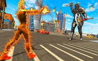 Rope  Jump  3D  Crime Fighter - Screenshot 2