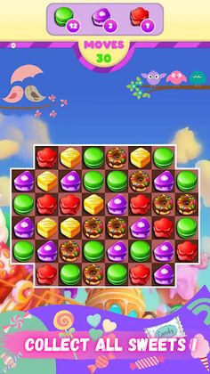 Cake Crush: Sweety Match 3 - Screenshot 2