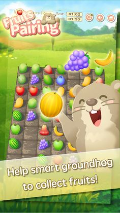 Groundhog Fruits Pairing - Screenshot 2