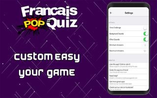 French Vocabulary Pop Quiz - Screenshot 3