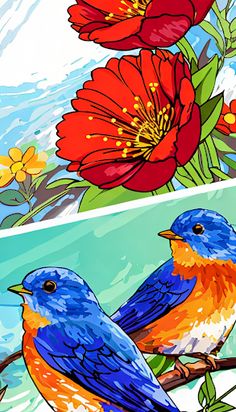 Spring coloring book - Screenshot 2