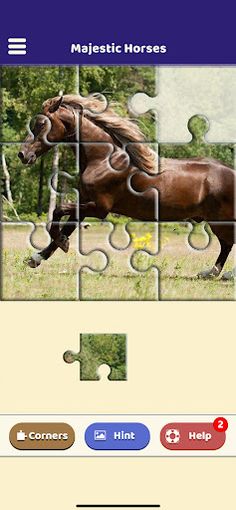 Majestic Horses Puzzle - Screenshot 1
