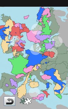 World map jigsaw puzzle - Screenshot 2