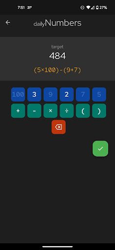 Daily Numbers - Screenshot 2